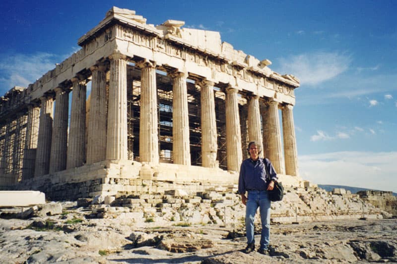Harland Snodgrass in Greece